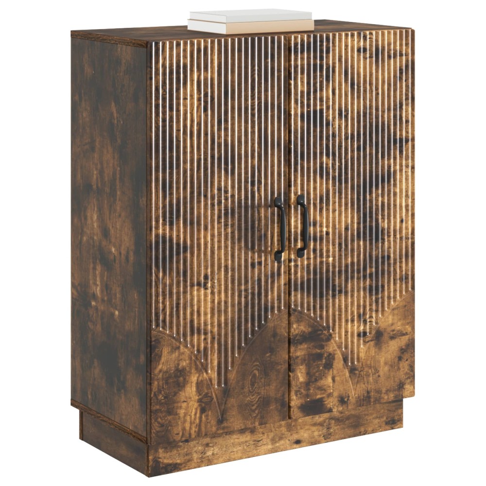 vidaXL Πλαϊνό γραφείο Καπνισμένο Ξύλο Δρυός 66 x 34,5 x 87 εκ.