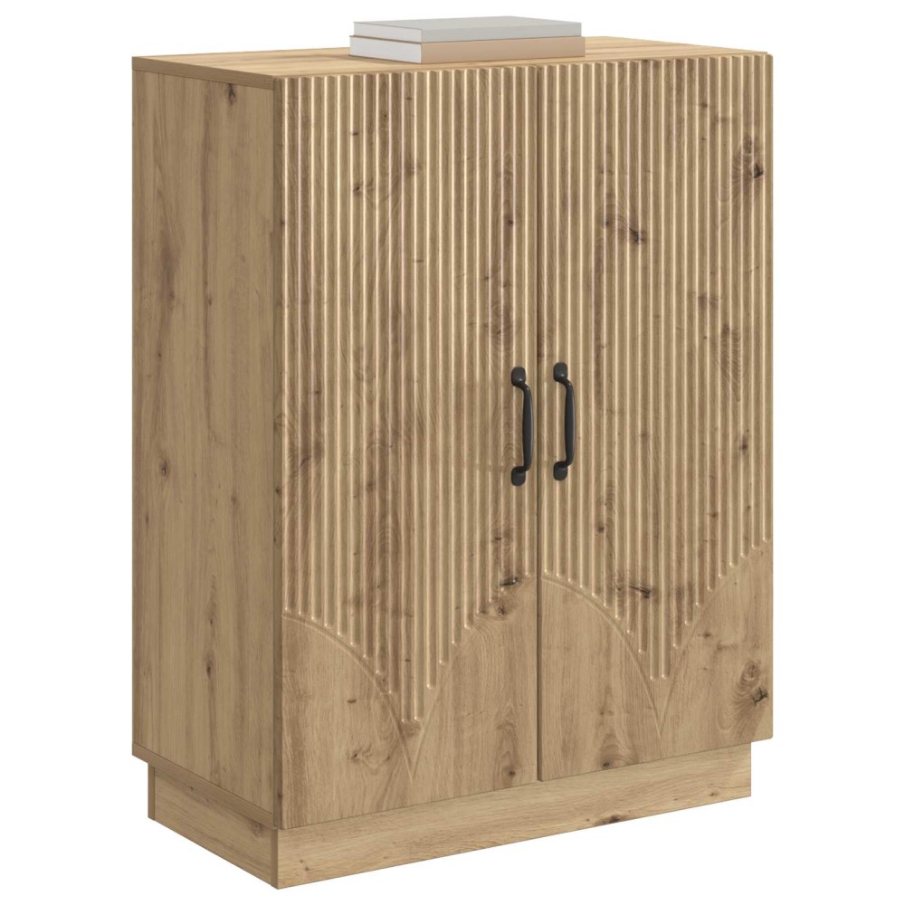 vidaXL Πλαϊνό γραφείο Artisan Δρυς 66 x 34,5 x 87 εκ.