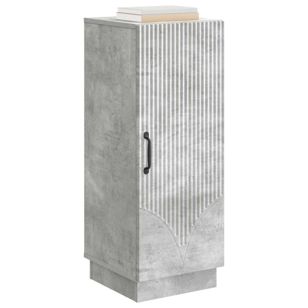 vidaXL Πλαϊνό γραφείο Γκρι Σκυροδέματος 33 x 34,5 x 87 εκ.