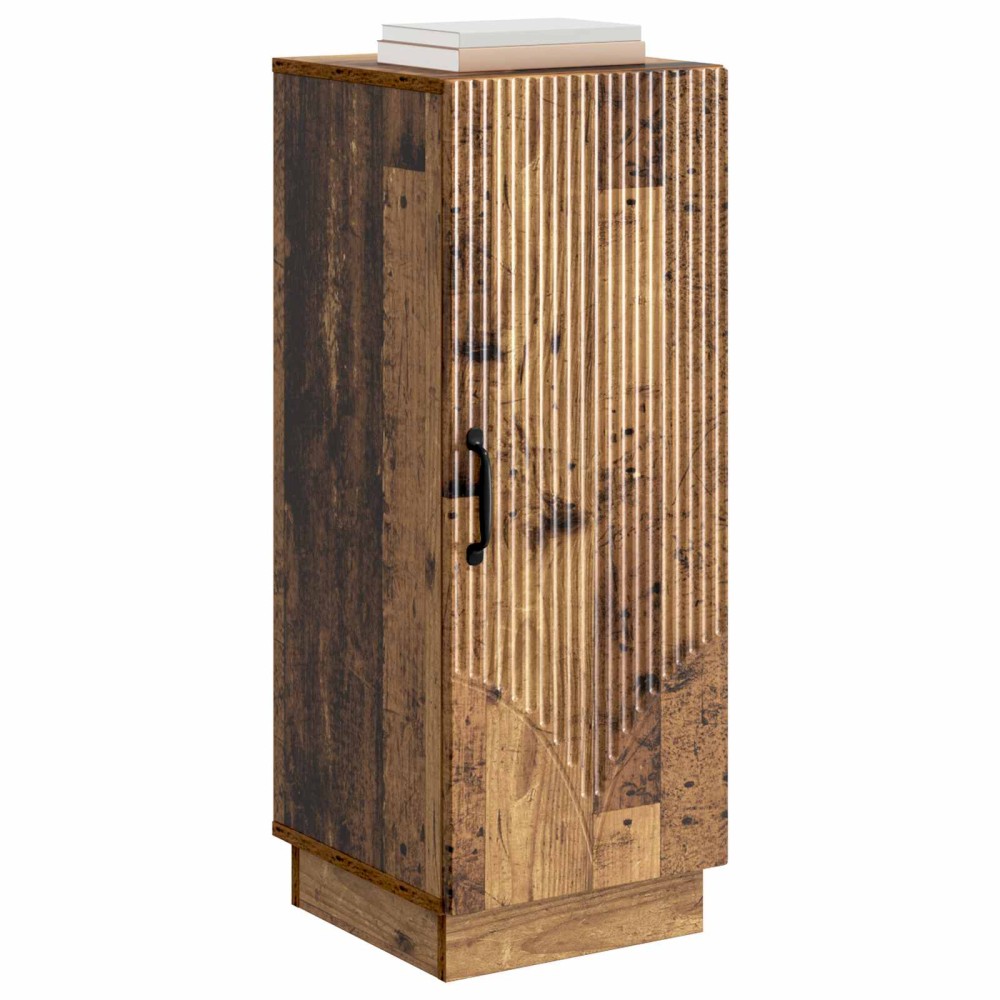 vidaXL Πλαϊνό γραφείο Παλαιωμένο ξύλο 33 x 34,5 x 87 εκ.