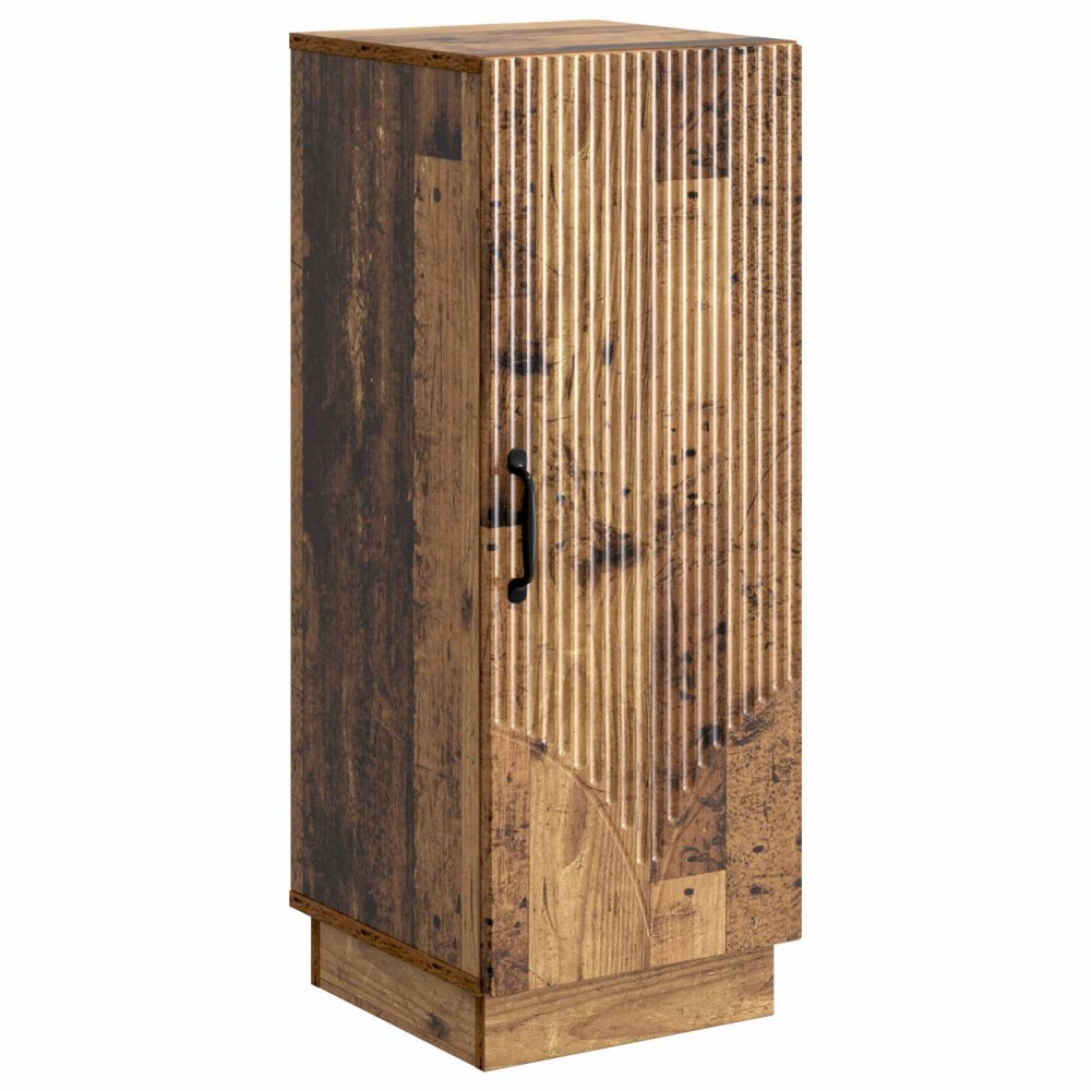 vidaXL Πλαϊνό γραφείο Παλαιωμένο ξύλο 33 x 34,5 x 87 εκ.