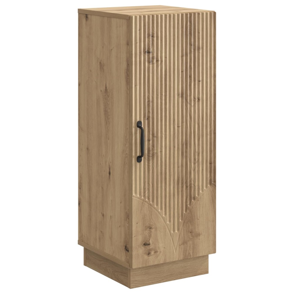 vidaXL Πλαϊνό γραφείο Artisan Δρυς 33 x 34,5 x 87 εκ.