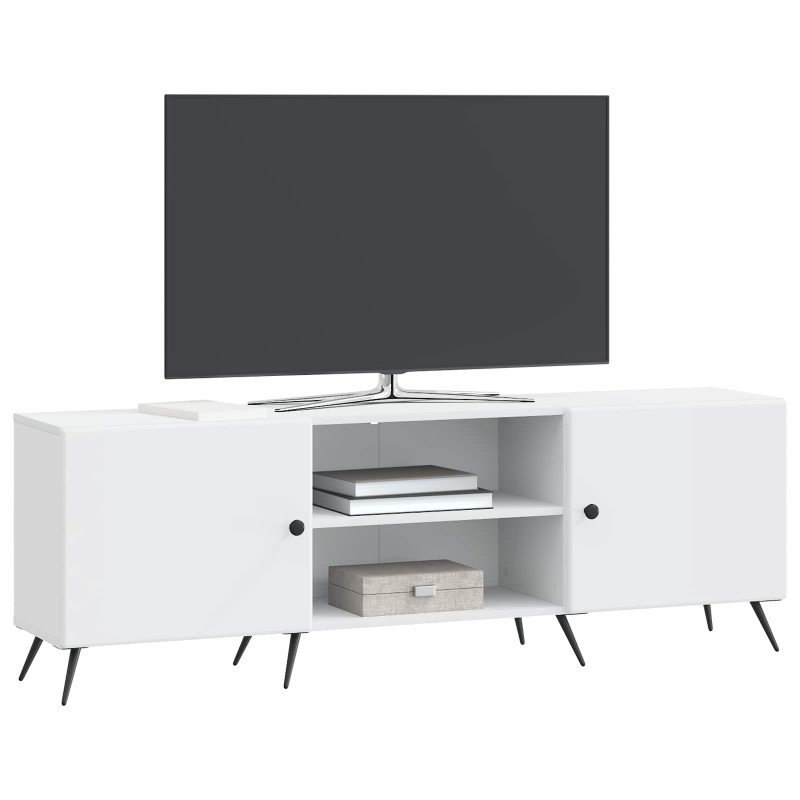 vidaXL Ντουλάπι TV Λευκό 150 x 31 x 50 εκ. Επεξεργασμένο Ξύλο