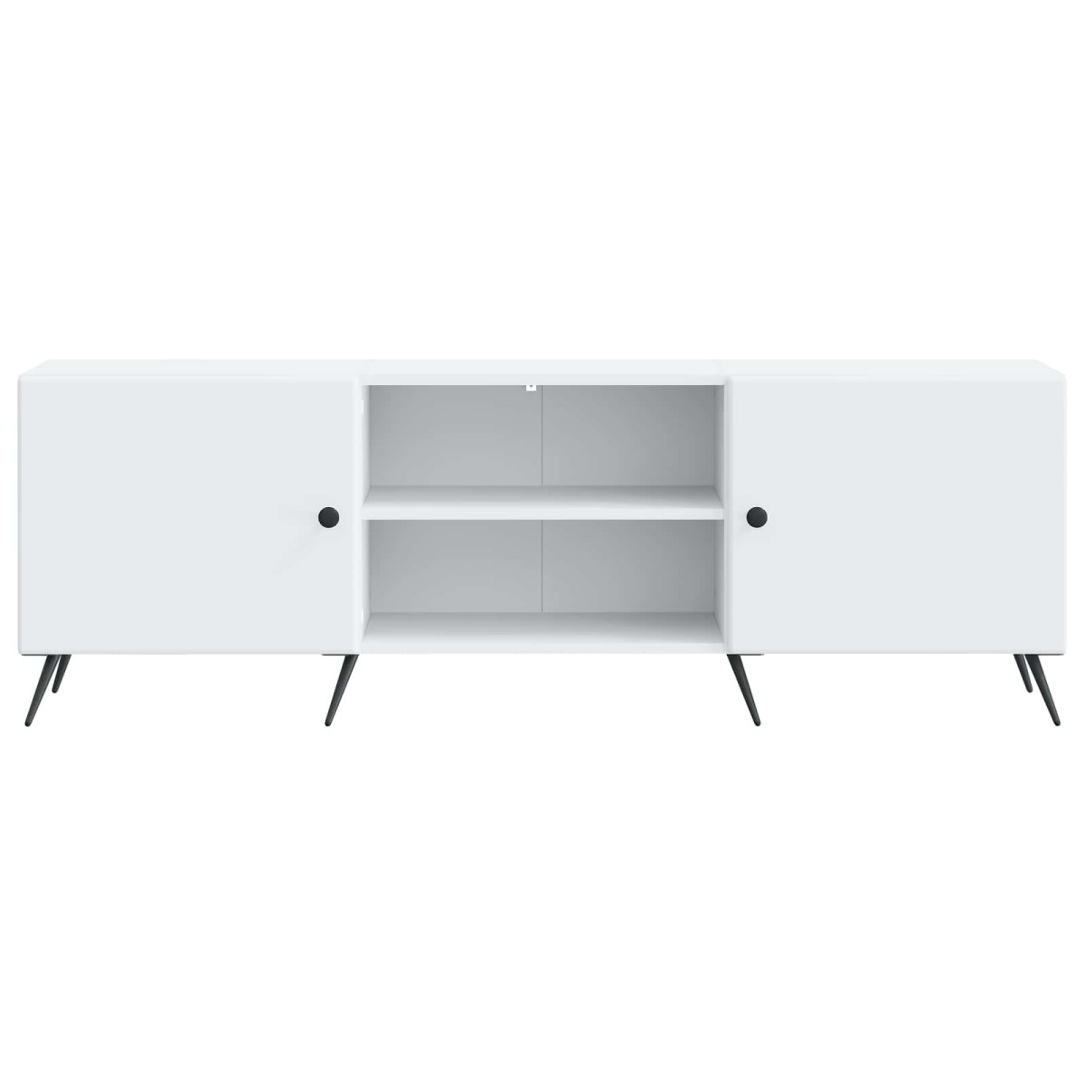 vidaXL Ντουλάπι TV Λευκό 150 x 31 x 50 εκ. Επεξεργασμένο Ξύλο