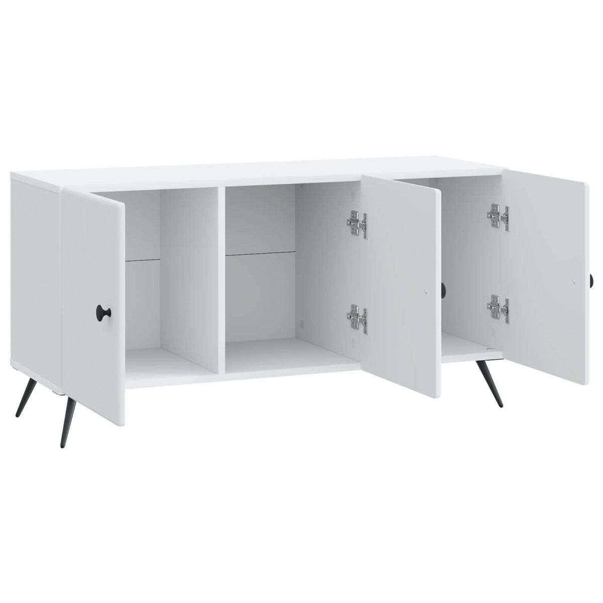 vidaXL Ντουλάπι TV Λευκό 99 x 34,5 x 50 εκ. Επεξεργασμένο Ξύλο