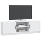 vidaXL Ντουλάπι TV Λευκό 150 x 31 x 47 εκ Επεξεργασμένο Ξύλο