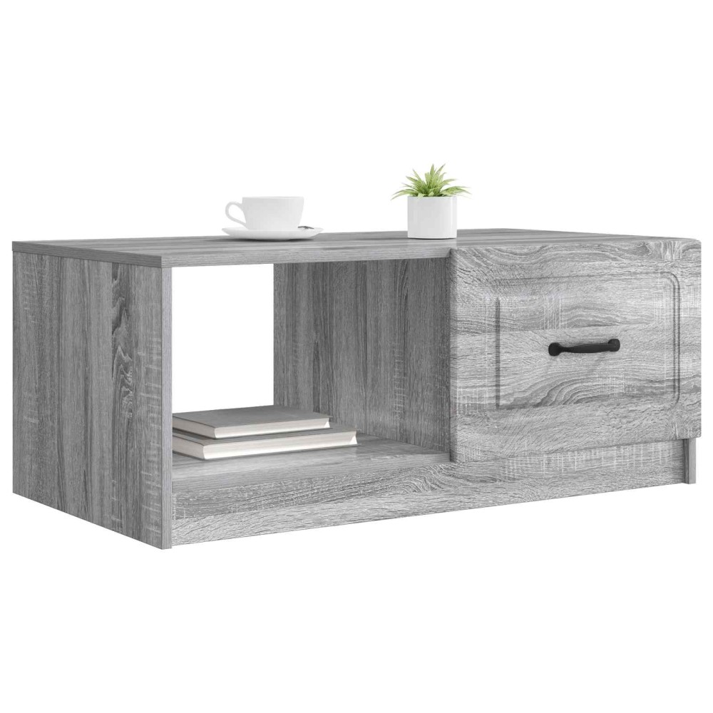 vidaXL Τραπεζάκι σαλονιού Γκρι Sonoma 90 x 50 x 37 εκ