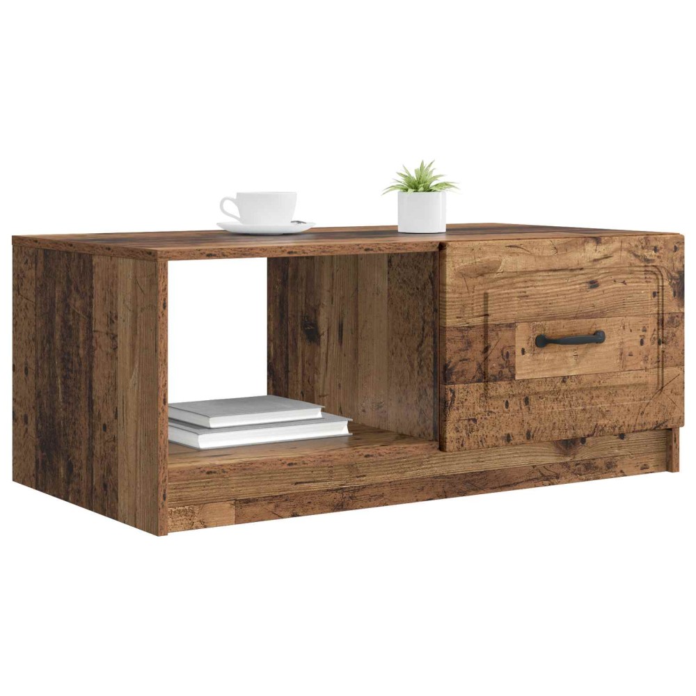 vidaXL Τραπεζάκι σαλονιού Παλαιωμένο ξύλο 90 x 50 x 37 εκ