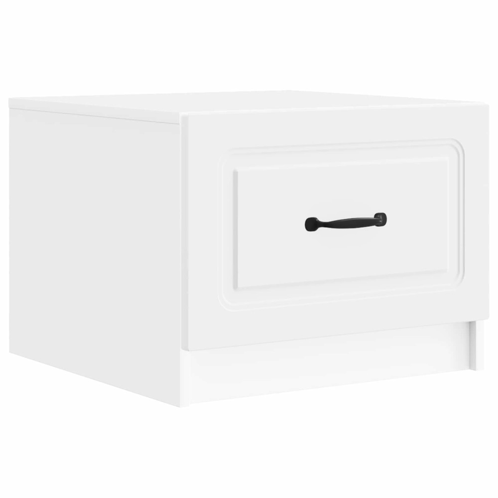 vidaXL Τραπεζάκι σαλονιού Λευκό 49 x 50 x 37 εκ. Επεξεργασμένο Ξύλο