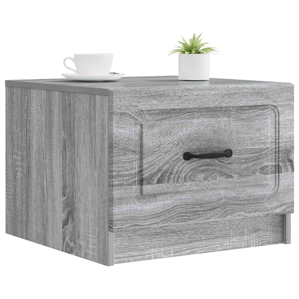 vidaXL Τραπεζάκι σαλονιού με συρτάρι Γκρι Sonoma 49 x 50 x 37 εκ.