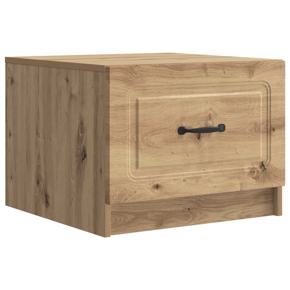vidaXL Τραπεζάκι σαλονιού με συρτάρι Artisan Δρυς 49 x 50 x 37 εκ.