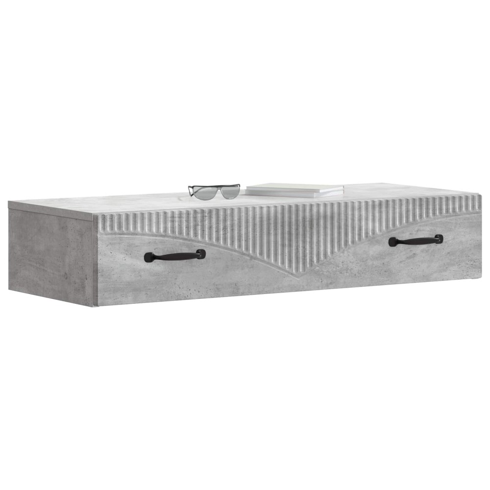 vidaXL Τραπεζάκι Τοίχου Γκρι Σκυροδέματος 87,5 x 34,5 x 17 εκ.