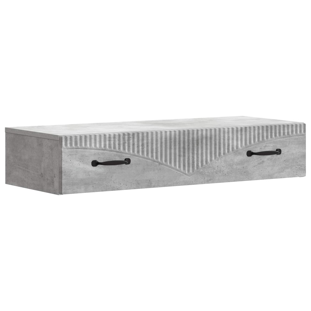 vidaXL Τραπεζάκι Τοίχου Γκρι Σκυροδέματος 87,5 x 34,5 x 17 εκ.