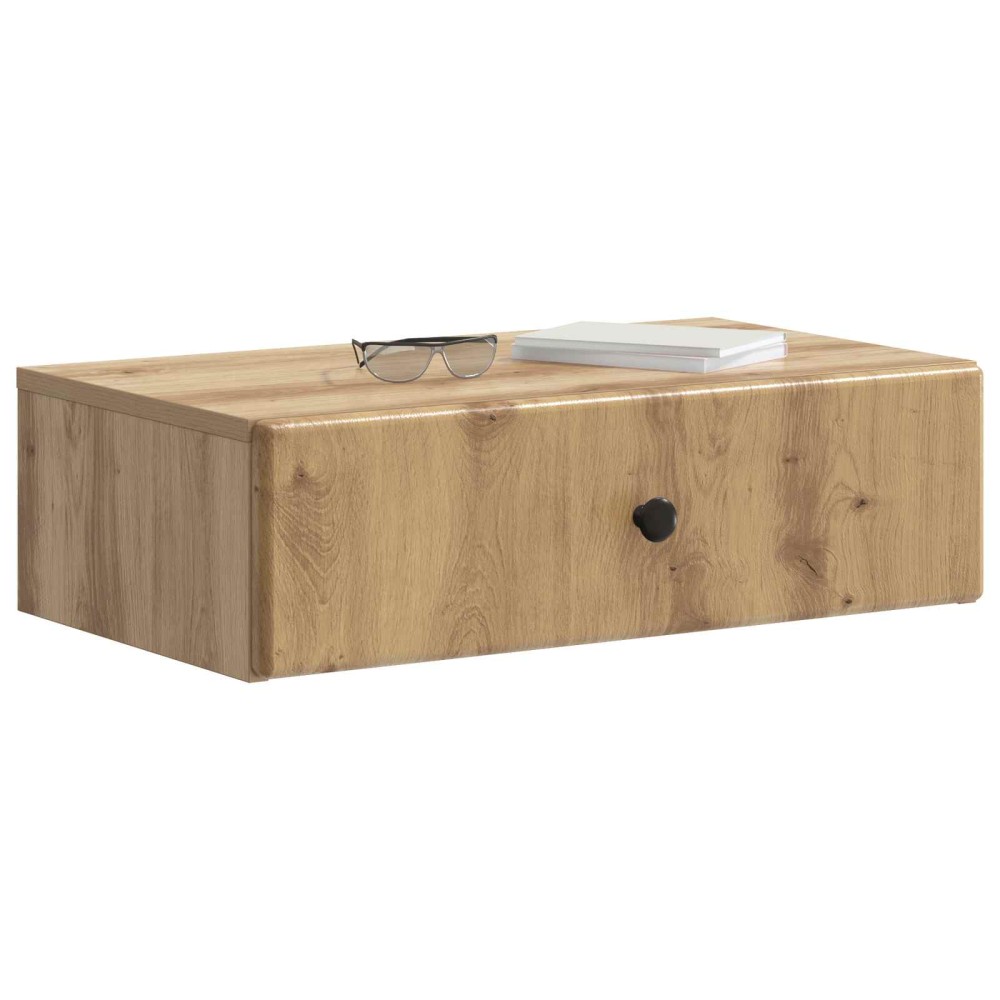 vidaXL Τραπεζάκι Τοίχου Artisan Δρυς 59 x 34,5 x 17 εκ.