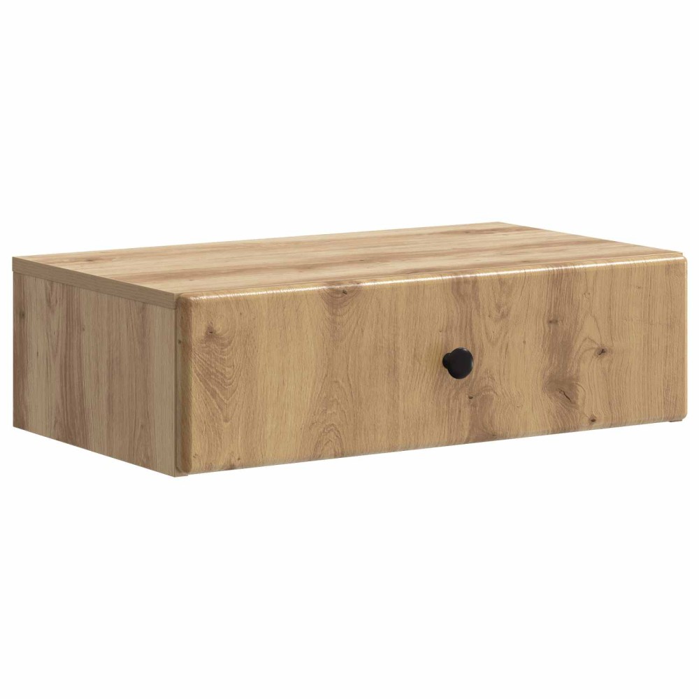 vidaXL Τραπεζάκι Τοίχου Artisan Δρυς 59 x 34,5 x 17 εκ.