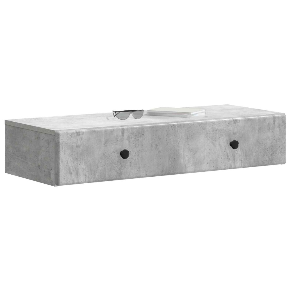 vidaXL Τραπεζάκι Τοίχου Γκρι Σκυροδέματος 87,5 x 34,5 x 17 εκ.