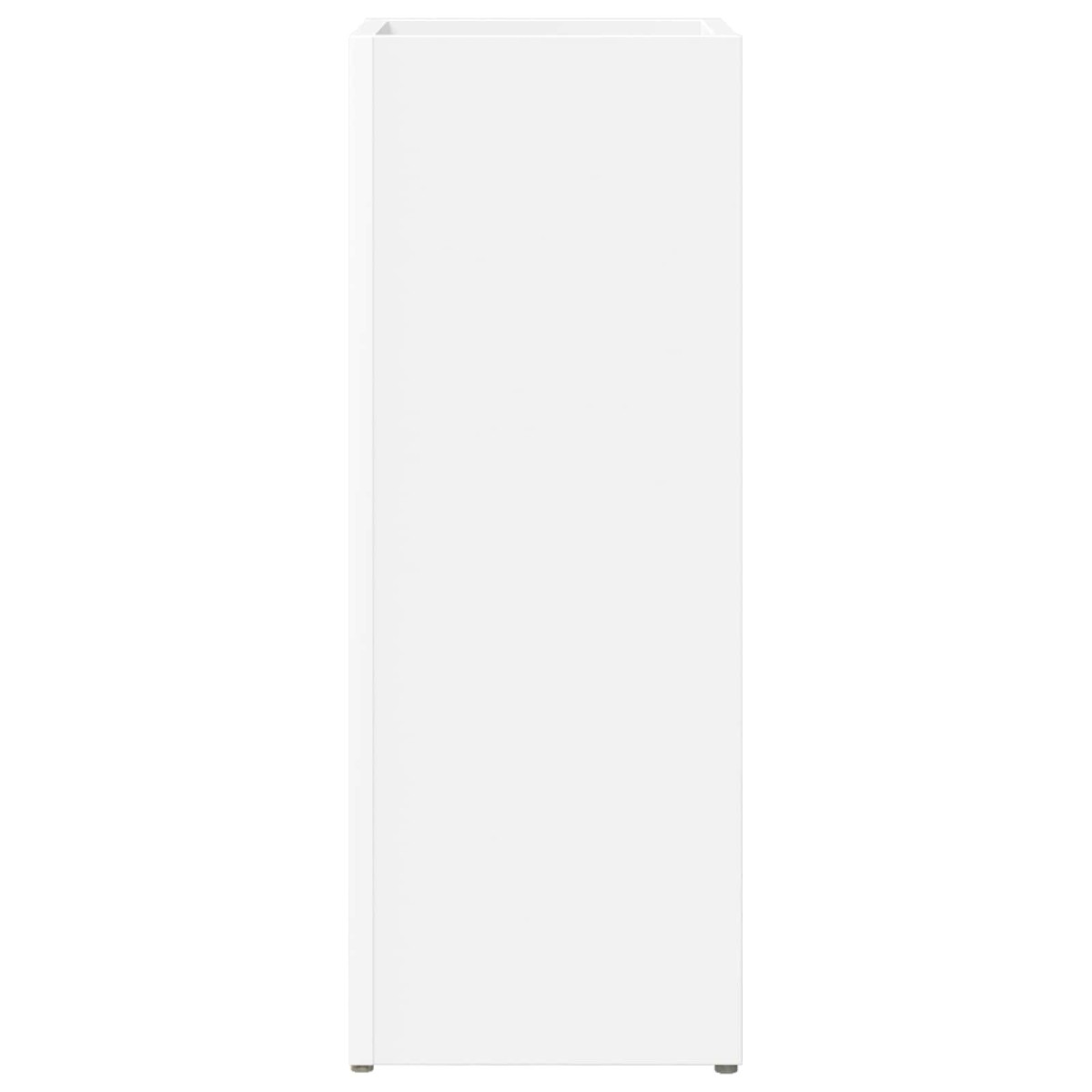 vidaXL Σχέδιο & βάση αποθήκευσης Λευκό 25 x 24,5 x 64 εκ.