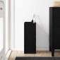 vidaXL Σχέδιο & βάση αποθήκευσης Μαύρη Οξυά 25 x 24,5 x 64 εκ.