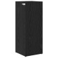 vidaXL Σχέδιο & βάση αποθήκευσης Μαύρη Οξυά 25 x 24,5 x 64 εκ.