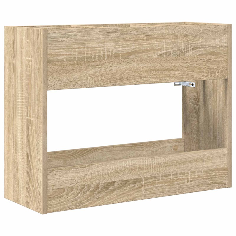 vidaXL Σχέδιο & βάση αποθήκευσης Δρύς Sonoma 65 x 24 x 50 εκ