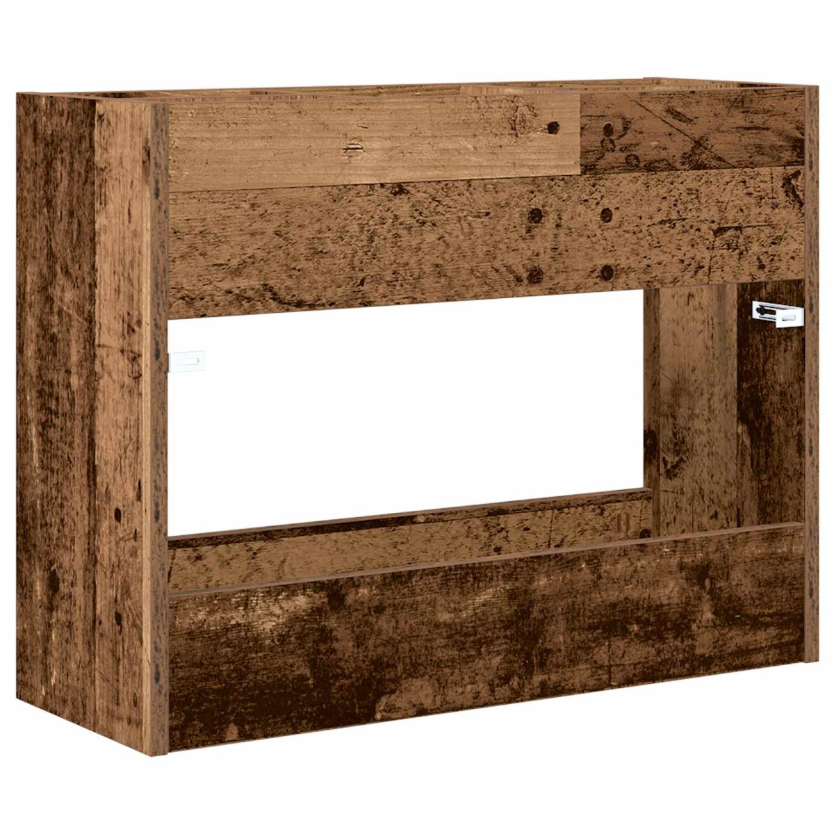 vidaXL Σχέδιο & βάση αποθήκευσης Παλιό ξύλο 65 x 24 x 50 εκ
