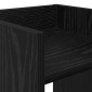 vidaXL Βάση φυτών Μαύρη Δρυς 30 x 30 x 80 cm