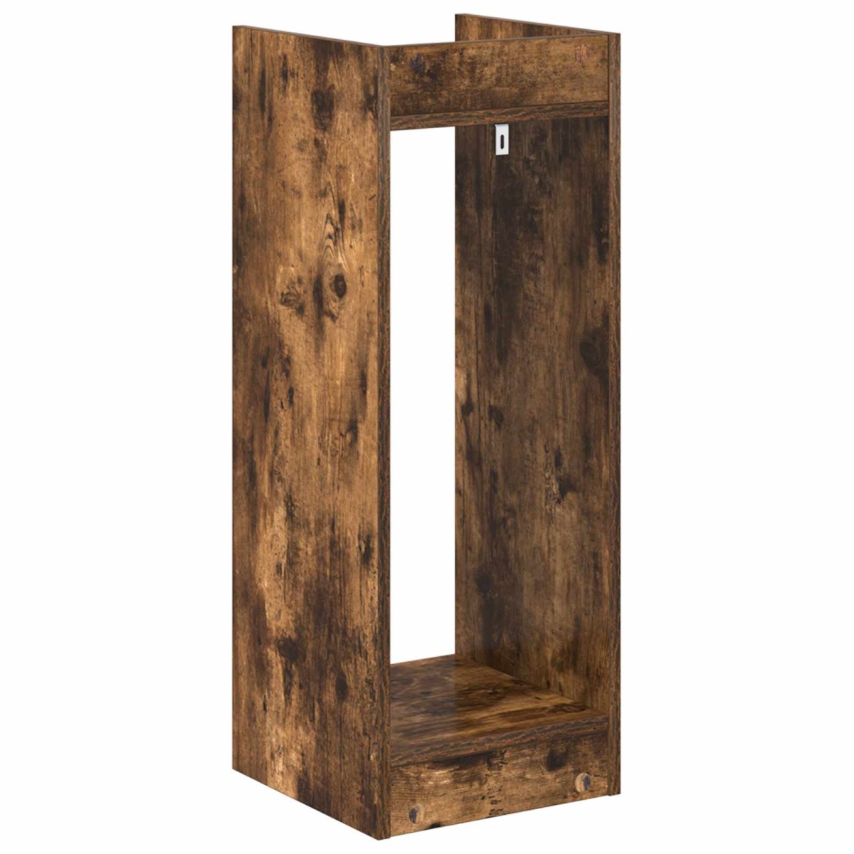 vidaXL Βάση φυτών Καπνιστή Δρυς 30 x 30 x 80 cm