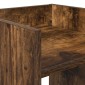 vidaXL Βάση φυτών Καπνιστή Δρυς 30 x 30 x 80 cm