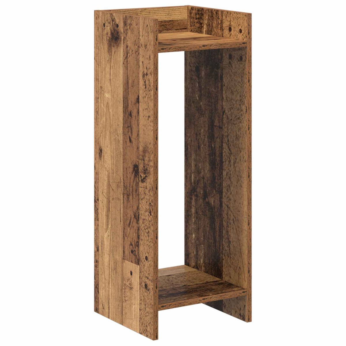 vidaXL Βάση φυτών 2 τμχ. Παλιό ξύλο 30 x 30 x 80 cm