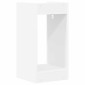 vidaXL Βάση φυτών 2 τμχ. Λευκός 30 x 30 x 60 cm