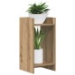vidaXL Βάση φυτών Τεχνίτικη Δρυς 30 x 30 x 60 cm