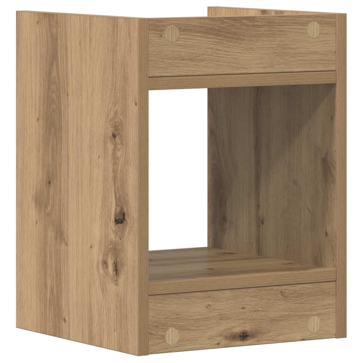 vidaXL Βάση φυτών Τεχνίτικη Δρυς 30 x 30 x 40 cm