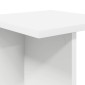 vidaXL Βάση φυτών Λευκός 25 x 25,5 x 100,5 εκ.