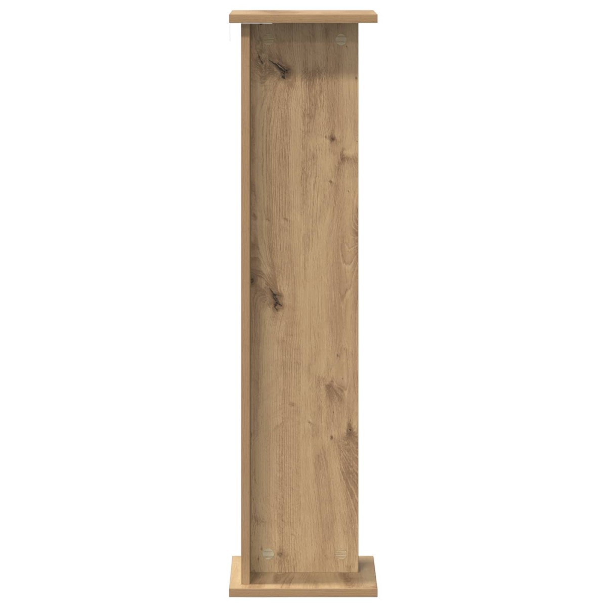 vidaXL Βάση φυτών Τεχνίτικη Δρυς 25 x 25,5 x 100,5 εκ.