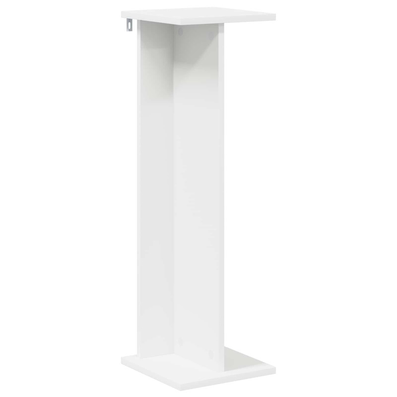 vidaXL Βάση φυτών Λευκός 25 x 25,5 x 80,5 εκ.