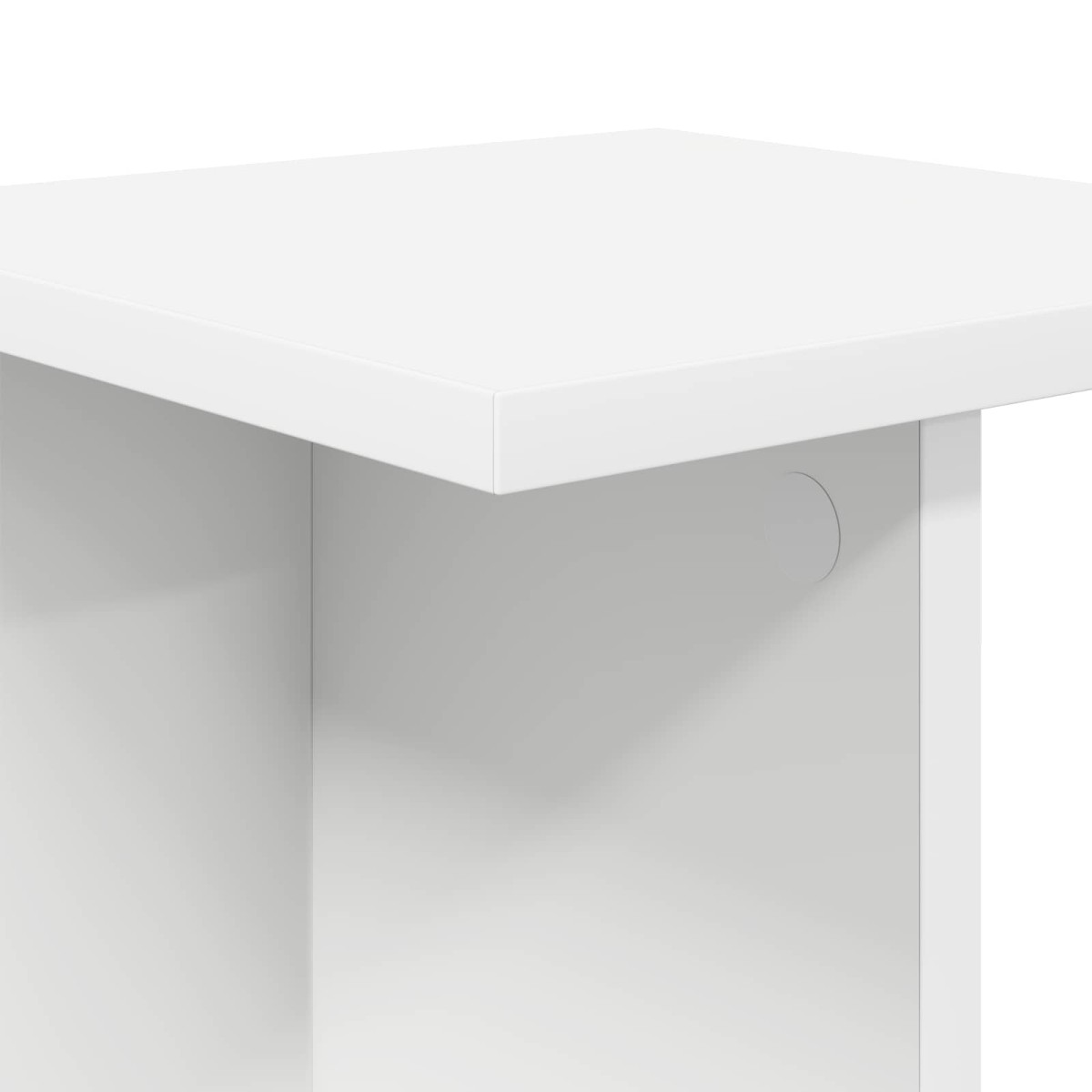vidaXL Βάση φυτών Λευκός 25 x 25,5 x 80,5 εκ.