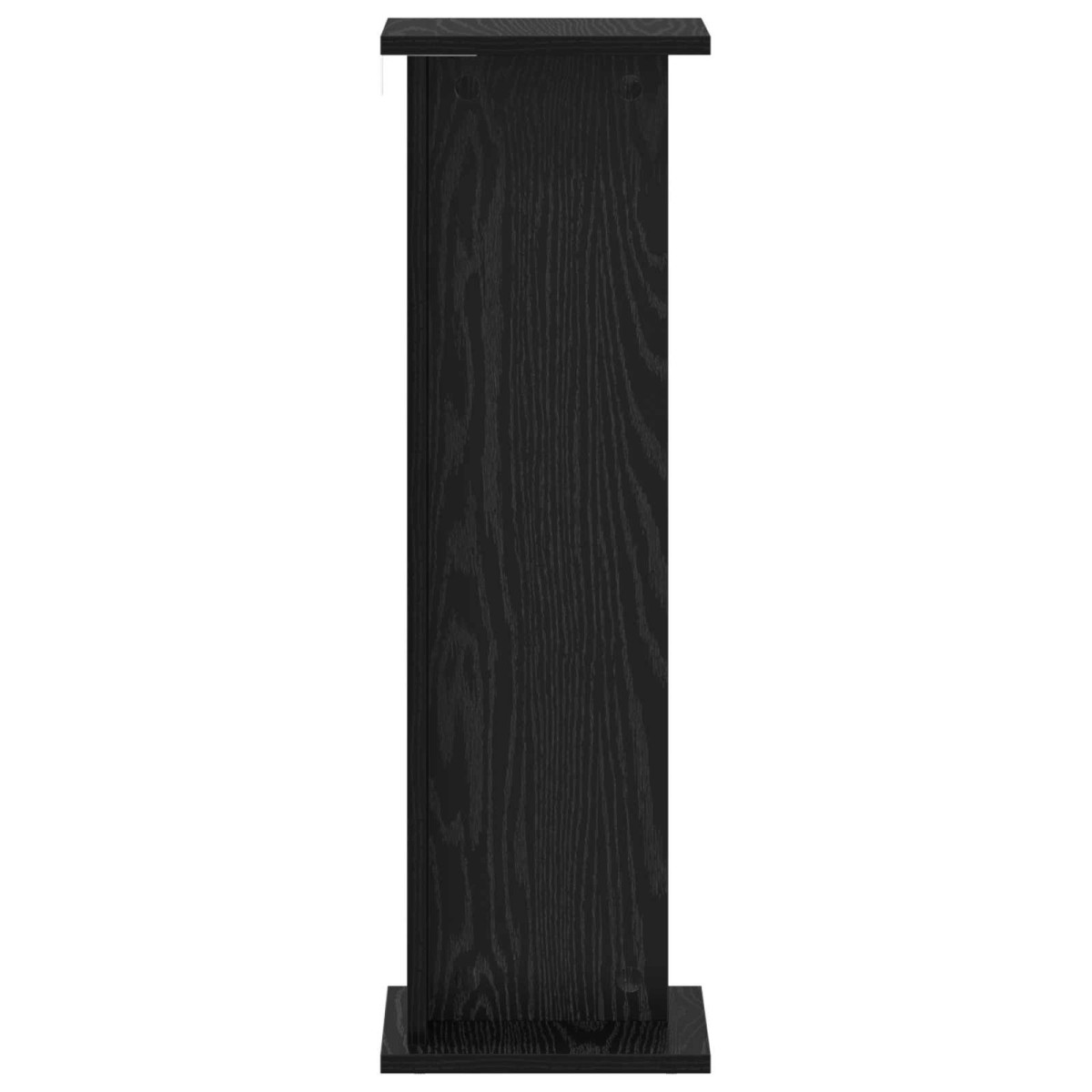 vidaXL Βάση φυτών Μαύρη Δρυς 25 x 25,5 x 80,5 εκ.