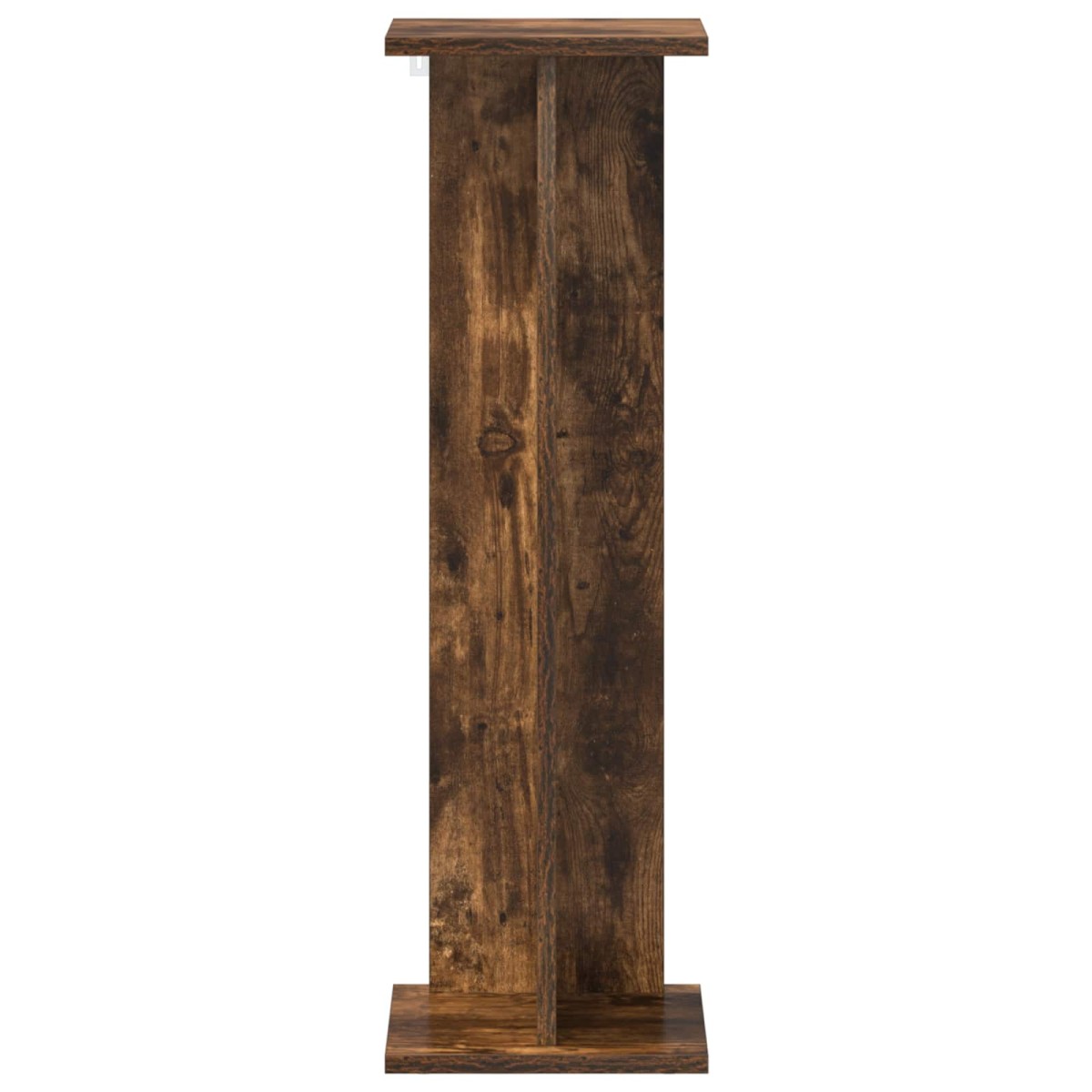 vidaXL Βάση φυτών 2 τμχ. Καπνιστή Δρυς 25 x 25,5 x 80,5 εκ.