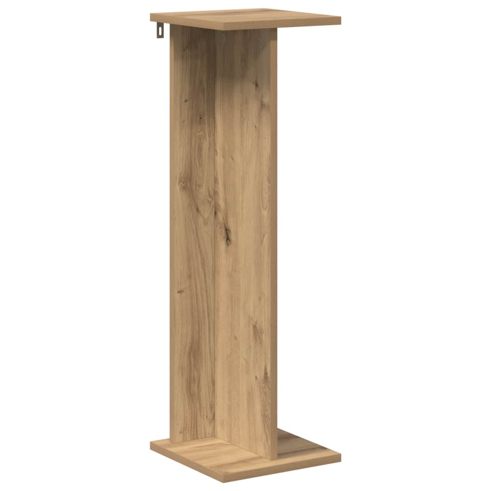 vidaXL Βάση φυτών Τεχνίτικη Δρυς 25 x 25,5 x 80,5 εκ.