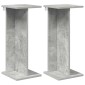 vidaXL Βάση φυτών 2 τμχ. Σκυρόχρωμο Γκρι 25 x 25,5 x 60,5 εκ.
