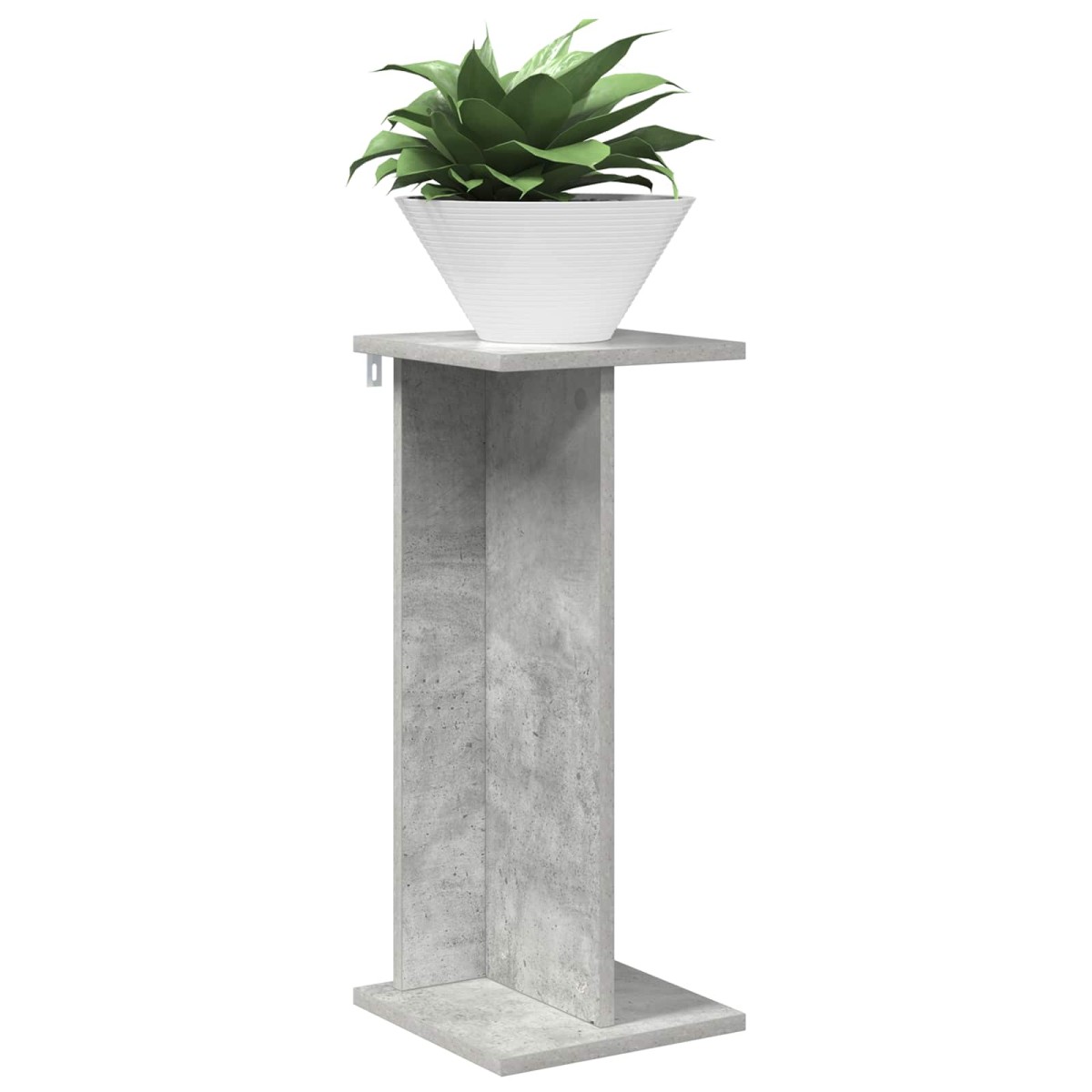 vidaXL Βάση φυτών 2 τμχ. Σκυρόχρωμο Γκρι 25 x 25,5 x 60,5 εκ.
