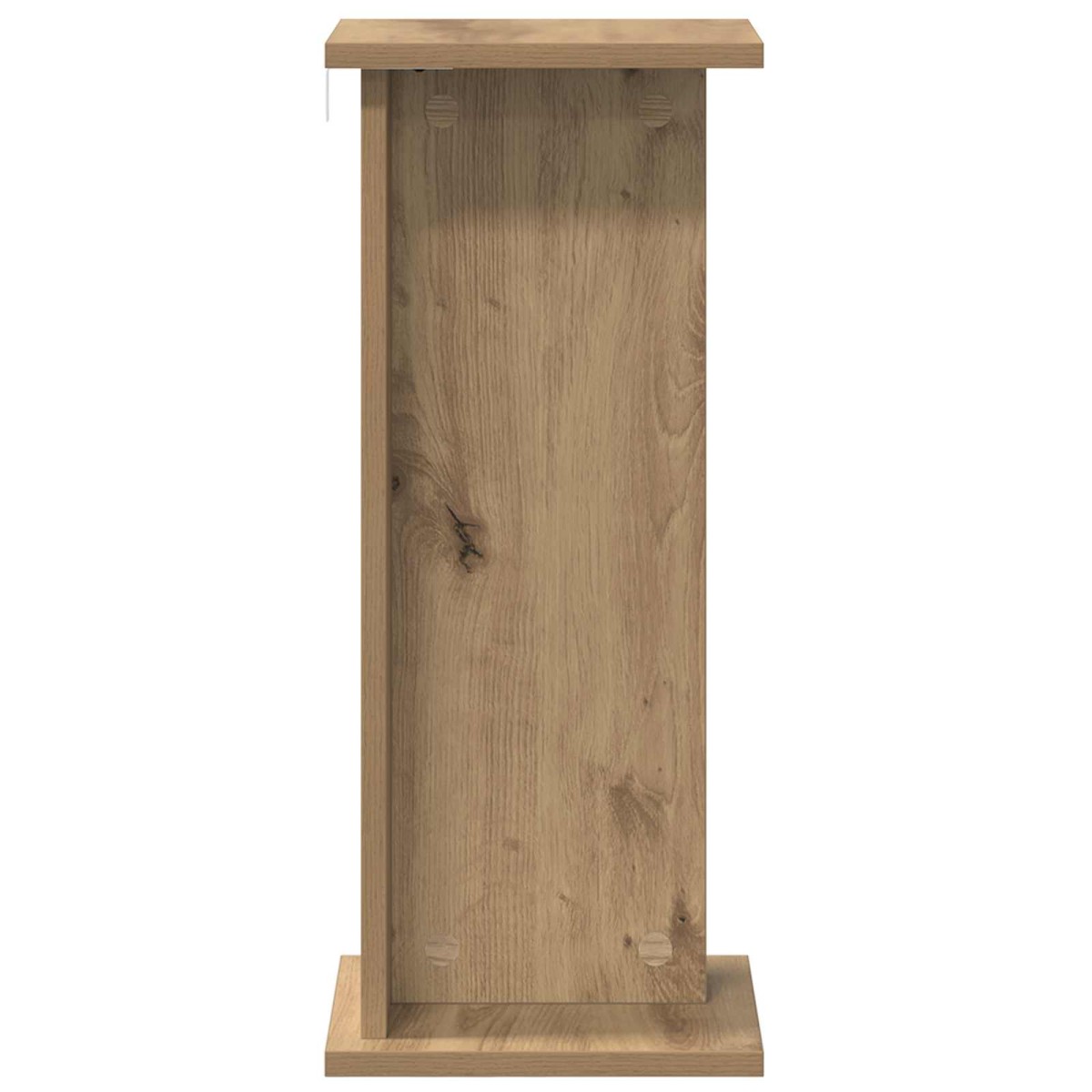 vidaXL Βάση φυτών 2 τμχ. Τεχνίτικη Δρυς 25 x 25,5 x 60,5 εκ.