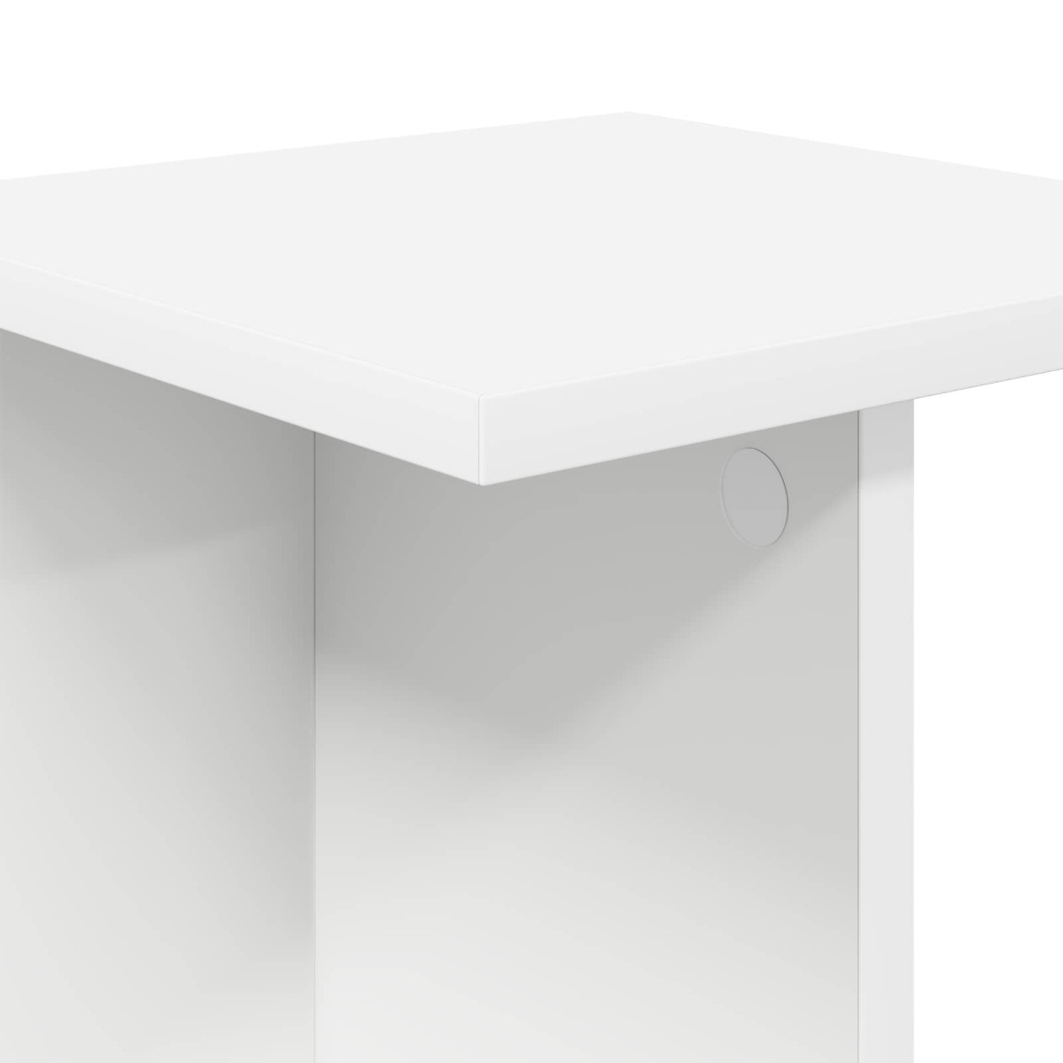 vidaXL Βάση φυτών Λευκός 25 x 25,5 x 40,5 εκ.