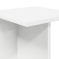 vidaXL Βάση φυτών Λευκός 25 x 25,5 x 40,5 εκ.