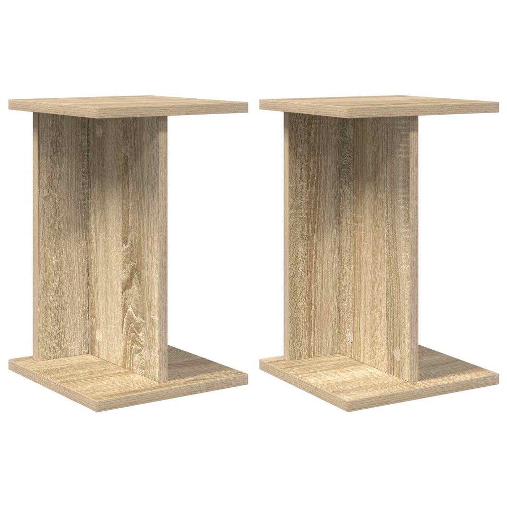 vidaXL Βάση φυτών 2 τμχ. Δρύς Sonoma 25 x 25,5 x 40,5 εκ.