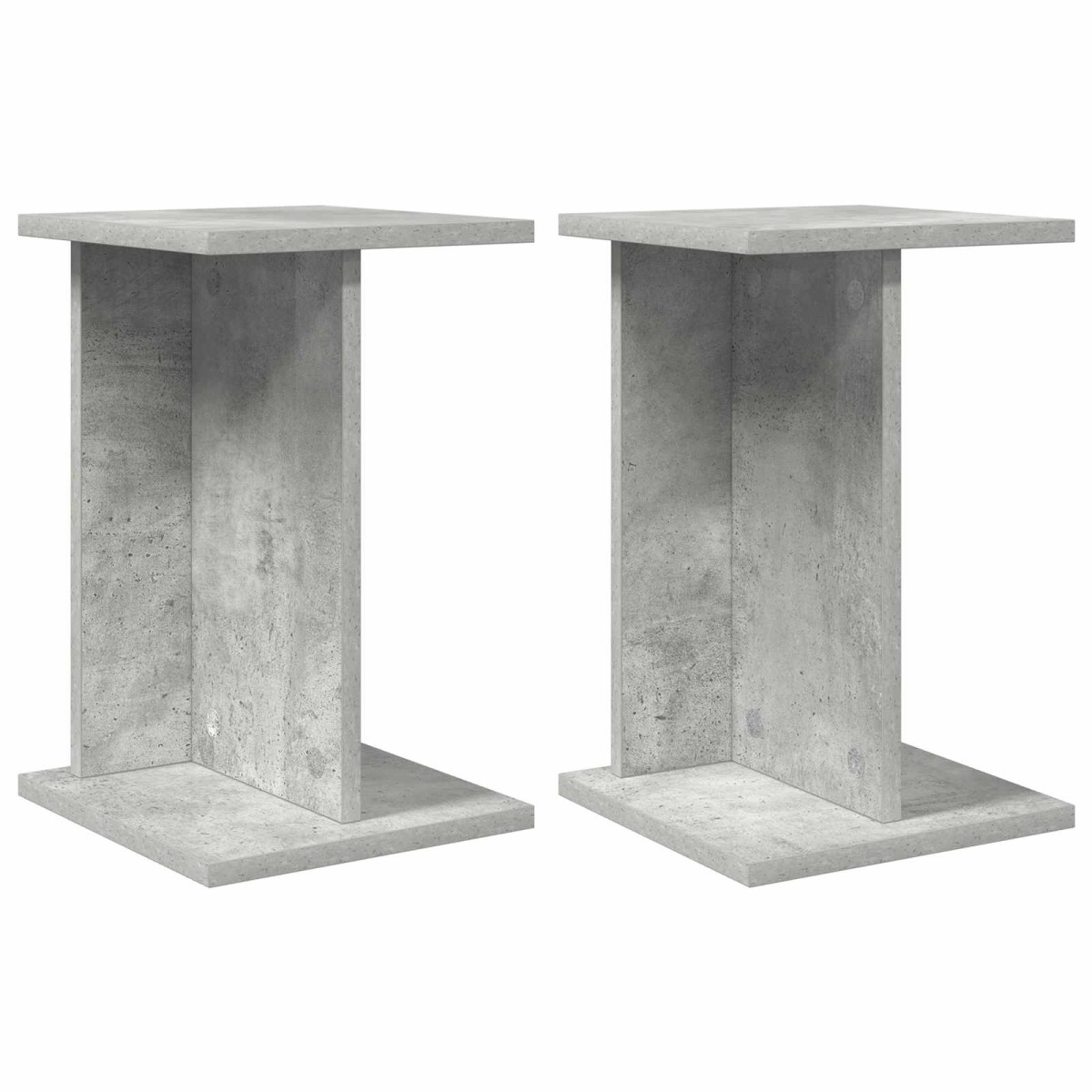 vidaXL Βάση φυτών 2 τμχ. Σκυρόχρωμο Γκρι 25 x 25,5 x 40,5 εκ.