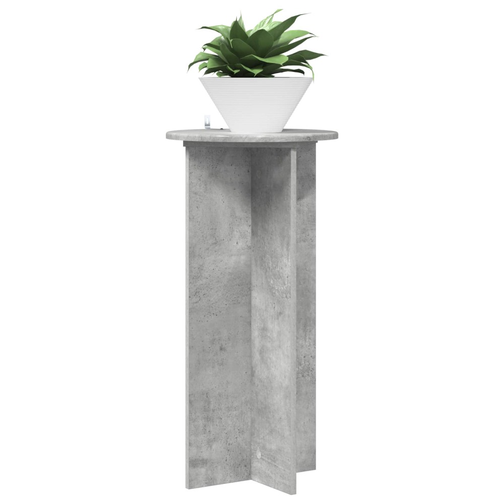 vidaXL Βάση φυτών 2 τμχ. Γκρι Σκυροδέματος 40 x 40 x 80 cm