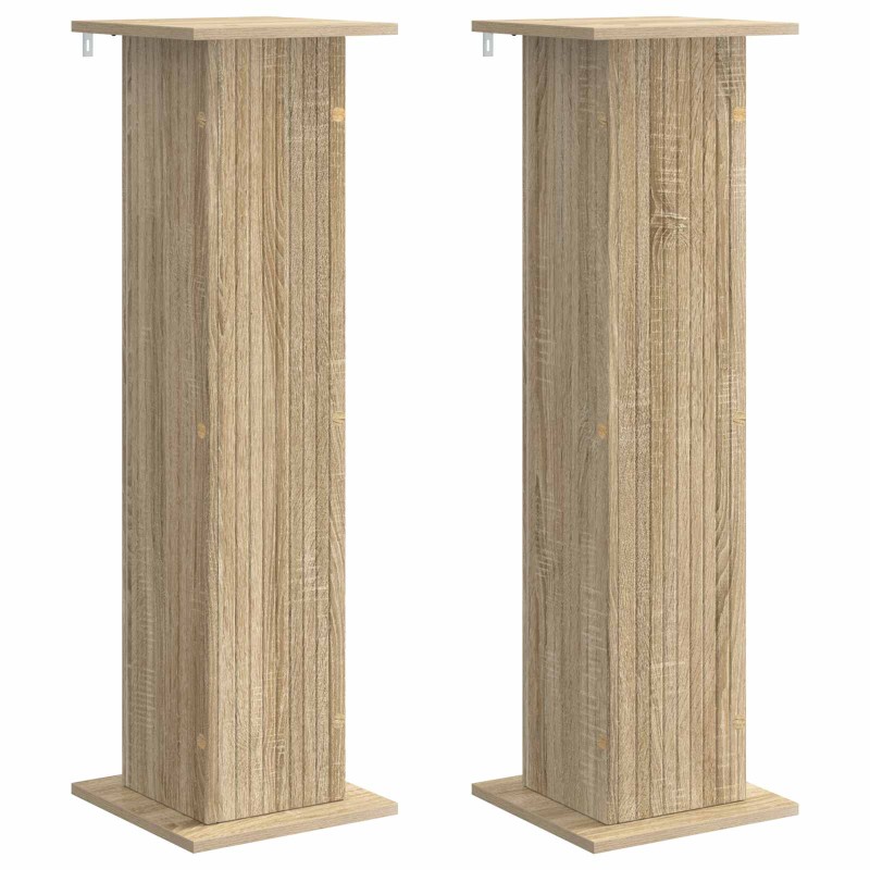vidaXL Βάση φυτών 2 τμχ. Sonoma Δρυς 30,5 x 30 x 100,5 εκ