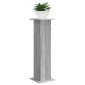 vidaXL Βάση φυτών 2 τμχ. Γκρι Sonoma 30,5 x 30 x 100,5 εκ