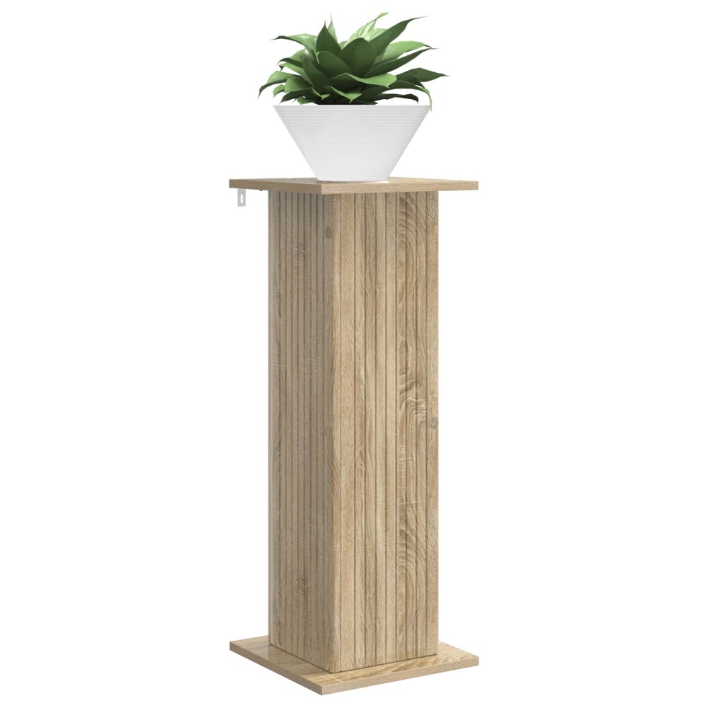 vidaXL Βάση φυτών Sonoma Δρυς 30,5 x 30 x 80,5 εκ Επεξεργασμένο Ξύλο